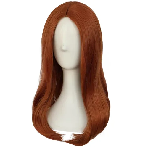 Vista 39 de anogol Vocaloid 32" 80 cm de largo recto de Cosplay peluca Pelucas Para Fiestas Halloween, Anaranjado