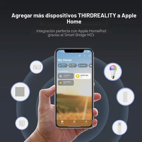 Vista 7 de THIRDREALITY Bombilla Inteligente de Color ZL1, Se Requiere un Hub Zigbee, Compatible con Home Assistant (ZHA y Z2M), SmartThings, Aeotec, Homey