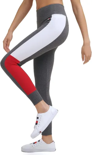 Vista 2 de Tommy Hilfiger Women's Performance High Rise Flag Blocked Legging