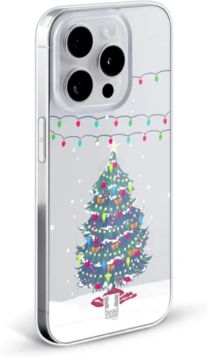 Vista 2 de Head Case Designs Funda de gel clásica con diseño de árboles de Navidad [protección de grado militar] compatible con Apple iPhone 13 Pro Max