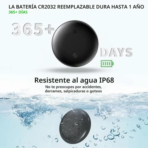 Vista 4 de Rastreador GPS para vehículos, funciona con Android e iOS, Apple Find My, sin tarifa mensual ni suscripción, dispositivo de seguimiento magnético