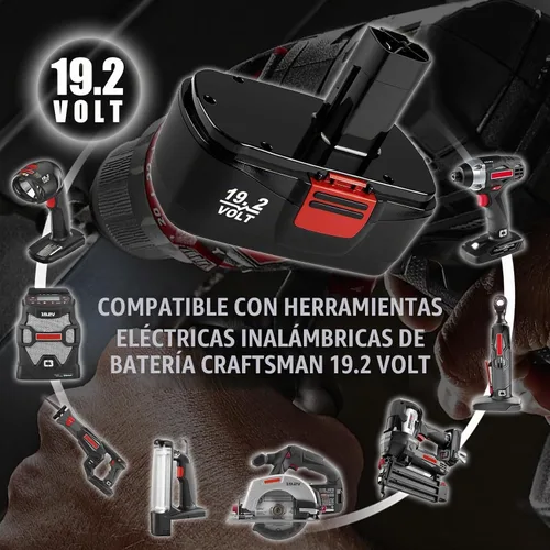 Vista 4 de 【1 paquete actualizado de 4.5 Ah】Repuesto C3 para baterías Craftsman