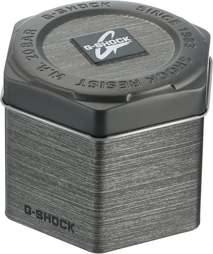 Vista 3 de Casio GST-B100D-1ACR G-Shock Reloj de cuarzo plateado con pantalla analógica para hombre, Grafito, Cronógrafo