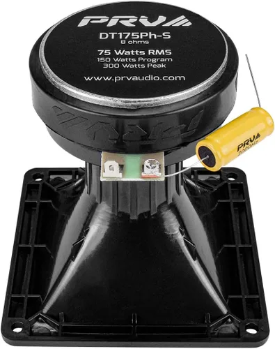 Vista 4 de PRV AUDIO WG175Ph Controlador de Compresión de Salida de 1 Pulgada, Potencia de Programa de 150 Vatios, Alta Frecuencia, Controlador de Tweeter