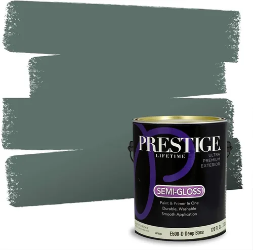 Vista 215 de Prestige Paints - 2 en 1, pintura base y pintura de exterior, E100-N-SW6988