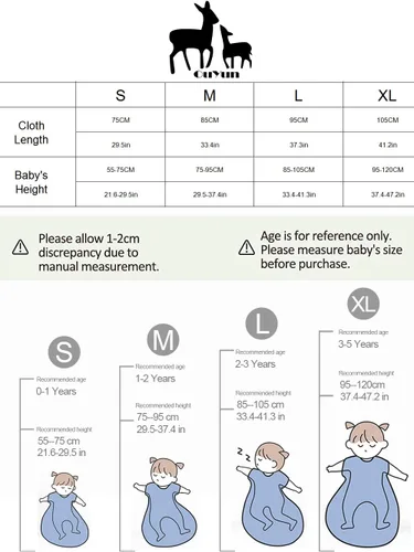 Vista 7 de Saco de dormir orgánico para bebé, manta de manga desmontable para otoño