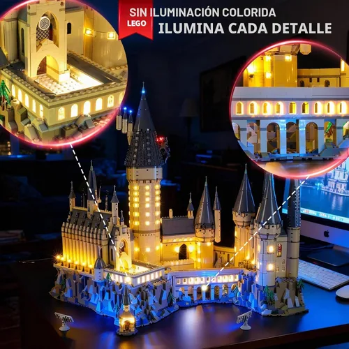 Vista 3 de BRIKSMAX Kit de iluminación LED para el Castillo de Hogwarts de Harry Potter - Compatible con el modelo de bloques de construcción Lego 71043 - No