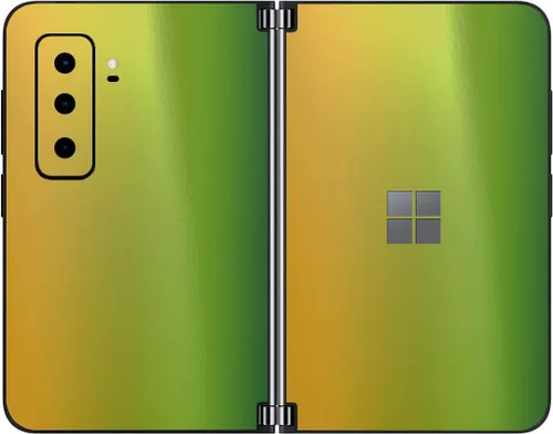Vista 72 de SopiGuard Skin para Microsoft Surface Duo 2 2ª generación de borde a borde de paneles delanteros y traseros de vinilo (piedra de ladrillo)
