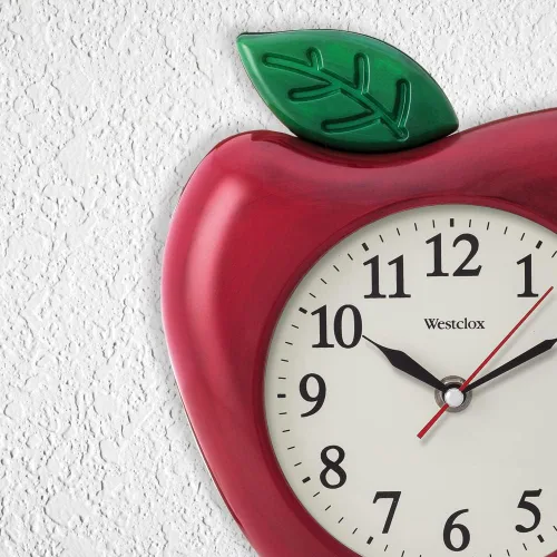 Vista 4 de Westclox Reloj de pared Apple tridimensional de 10" - Modelo #38038A