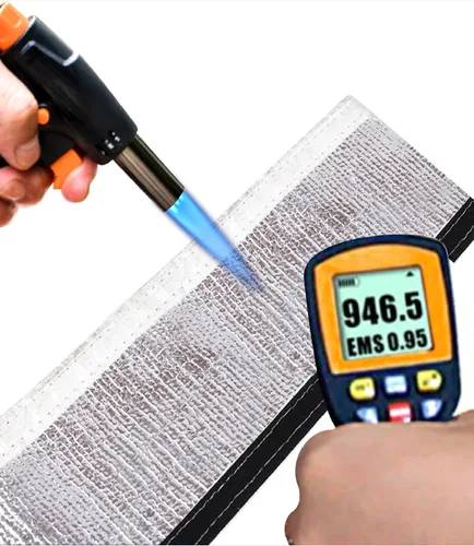 Vista 2 de Funda de protección térmica para cables, línea de combustible, envoltura térmica, funda térmica automotriz para la máxima protección térmica