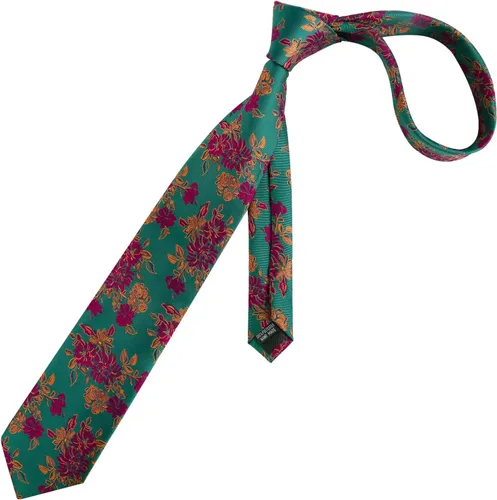 Vista 136 de Alizeal Mens 3.15inches Leaf Flower Pattern Tie with Floral Pocket Square Set