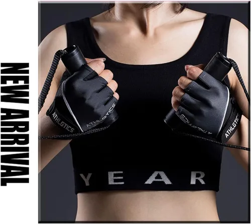 Vista 2 de SUJAYU Guantes de entrenamiento para mujeres y hombres, guantes de gimnasio para entrenamiento y fitness