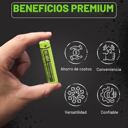 Vista 7 de RocketBus 2 paquetes de baterías de repuesto BK-40AAABU de 1.2V 400mAh para teléfono inalámbrico Panasonic
