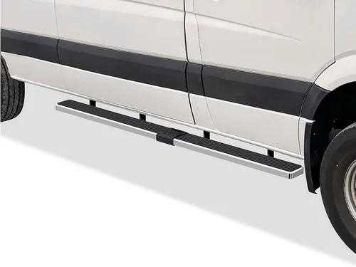 Vista 10 de APS Barra de escalón trasera de 5 pulgadas, color negro mate compatible con Dodge Sprinter 2007-2009 Van de tamaño completo y Mercedes-Benz Sprinter