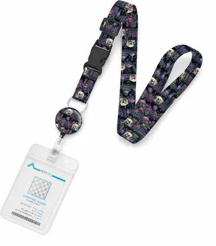 Vista 12 de Cordón de barco de crucero, con cordón de identificación ajustable con cierre desmontable, soporte impermeable para tarjetas de identificación