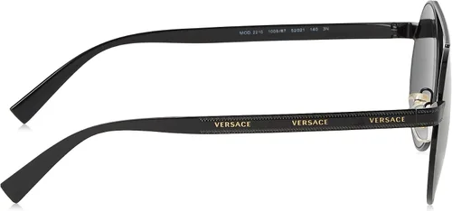 Vista 3 de Versace Woman Sunglasses Black Frame, Dark Grey Lenses, 52MM