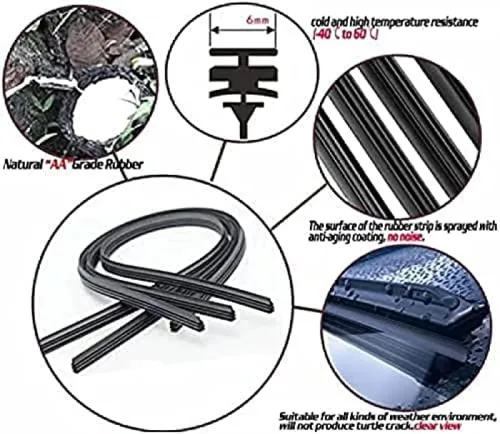Vista 5 de Car rear windshield wiper kit For Kia Cerato 2003 2004 2005 2006 2007 2008 Back wiper blade washer