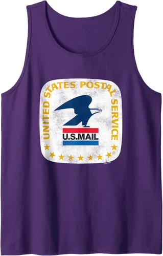 Vista 4 de USPS - Camiseta sin mangas Loewy Seal, Negro