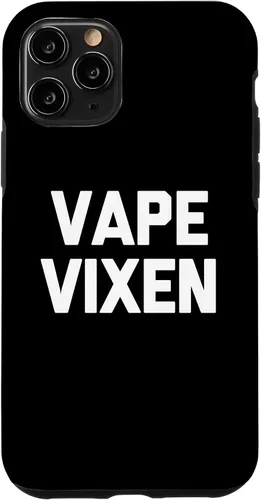 Vista 13 de iPhone 12 mini Vape Vixen T-Shirt divertido dicho sarcástico fumar vaping caso