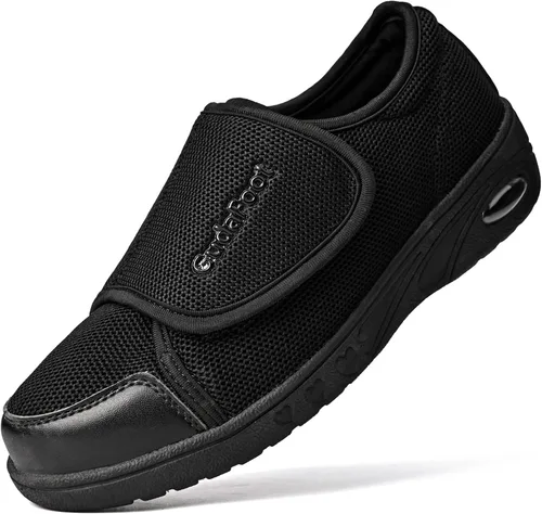 Vista 10 de Zapatos para diabéticos para mujer, fáciles de poner con ajuste ligero para edema, fascitis plantar, juanetes, artritis, neuropatía, ancho amplio