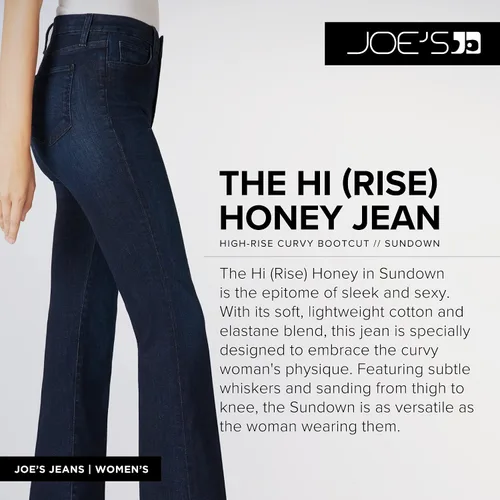 Vista 3 de Joe's Jeans Corte de bota The Hi Honey para mujer