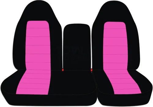 Vista 7 de Funda para asientos y apoya brazos de camiones, asiento delantero dividido 60/40 con apertura en el medio, para camión 1997-2000 Ford F-150, de 21