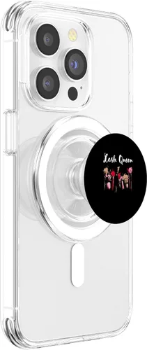 Vista 3 de Lash Queen Confidence Beautiful Self Esteem Cute Women PopSockets MagSafe PopGrip for iPhone
