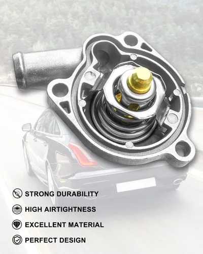 Vista 5 de Conjunto de carcasa de termostato de refrigerante de motor de aluminio con junta para Chevy Cruze 2011-2016 Trax Sonic Buick Encore 2013-2020 1.4