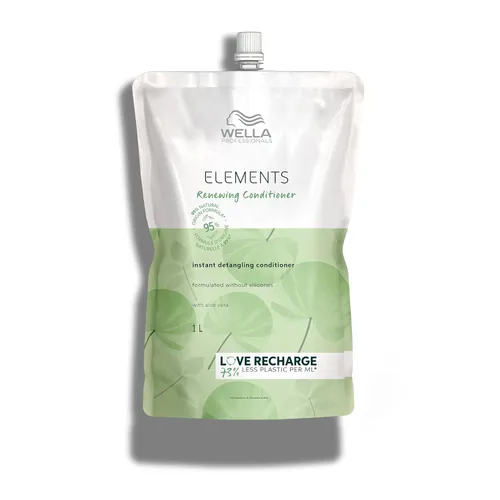 Vista 11 de Wella Professionals Elements Gentle Renewing Conditioner Gentle, Silicone-Free Instant Detangling Conditioner For All Hair Types