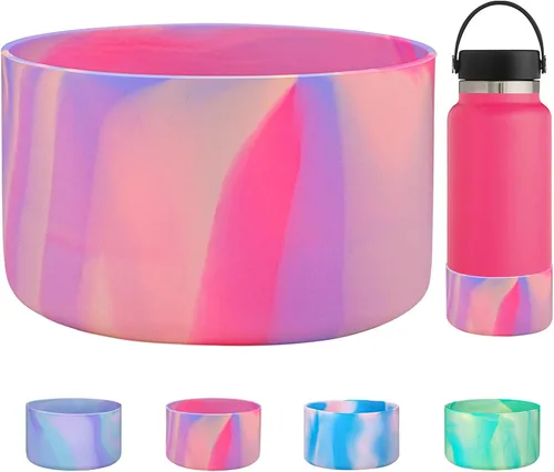 Vista 30 de HEYSKAY Protective Flask - Bota de silicona de 12 a 40 onzas para botella de agua Hydro Flask, y compatible con Stanley Tumbler, Yeti, Simple