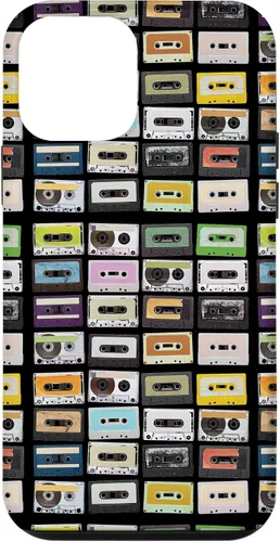 Vista 16 de Cassette Tapes Nostalgic Mixtape Music Graphic Case for iPhone 17