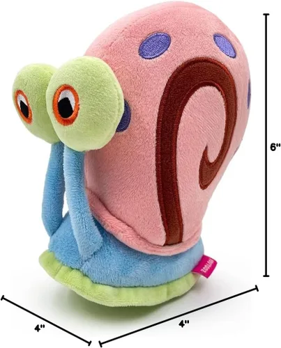 Vista 8 de Youtooz Gary el Caracol Adhesivo 15 centímetros de Bob Esponja Pantalones Cuadrados - Peluche Magnético Suave Coleccionable - Linda Colección