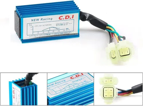 Vista 4 de Racing CDI Box para GY6 50cc-150cc 139QMB 152QMI 157QMJ 4-Stroke Motor Scooters