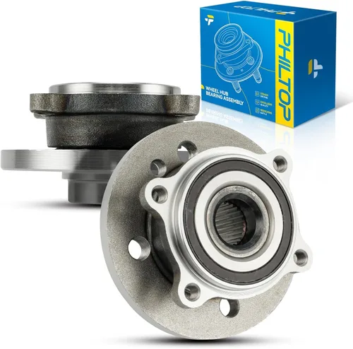 Vista 61 de PHILTOP 512012 x2 Conjunto de cubo de cojinete de rueda trasera para Volkswagen Jetta for 1998-2010 Volkswagen Beetle, 1999-2005 Volkswagen Jetta