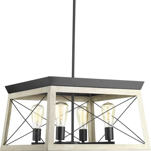 Vista 16 de Progress Lighting P400048-141 - Candelabros de madera de briar Negro (textured black)