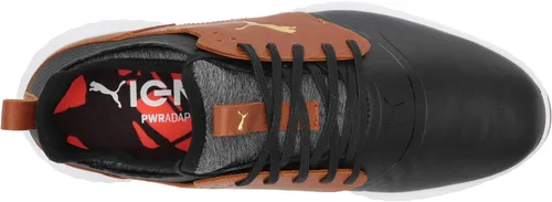 Vista 5 de PUMA Zapatos de golf Ignite Pwradapt hechos a mano en jaula para hombre, Blanc Argent