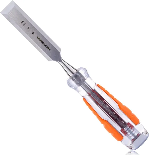 Vista 8 de Vanquish Cincel de madera de alto impacto con hoja forjada de una pieza cincel de mortaja de 1-1/4 pulgadas para carpintería (4607)