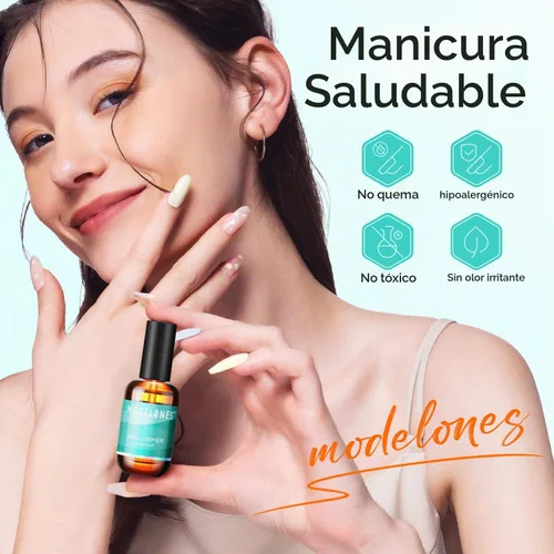 Vista 9 de modelones Imprimación de uñas para capa base, 0.5 fl oz sin ácidos, imprimación sin enlace de elevación