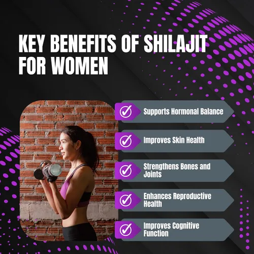 Vista 4 de Shilajit Cápsulas de 1000 mg – Shilajit puro para mujeres con ácido fúlvico orgánico para energía y apoyo inmunológico, suplementos minerales