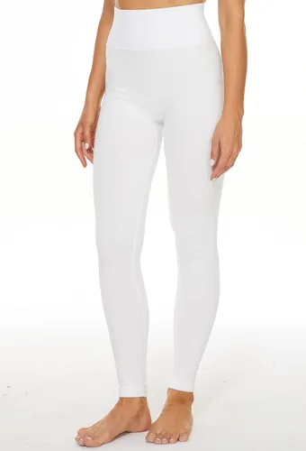 Vista 3 de FLINXE Leggings gruesos con forro polar para mujer, leggings de cintura alta, cálidos, suaves, sin costuras, leggings de yoga