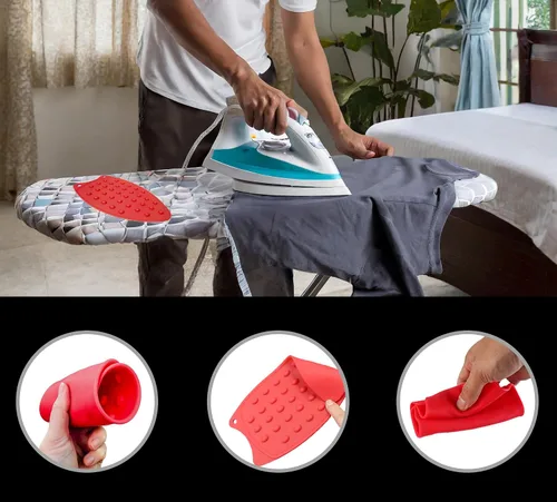 Vista 4 de Almohadilla multiusos de silicona para tabla de planchar, alfombrilla resistente al calor