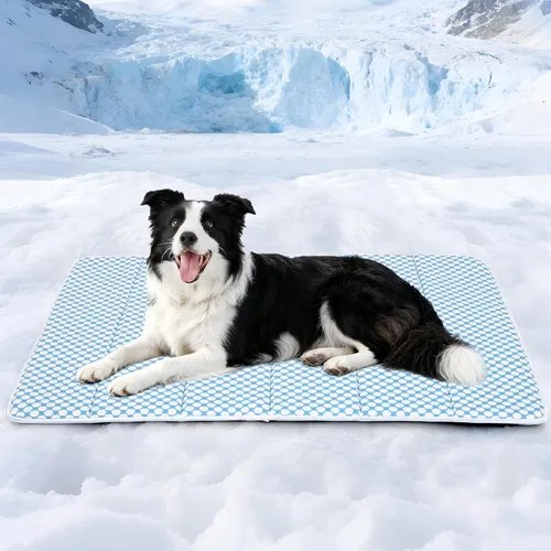 Vista 54 de Tapete refrescante para perros pequeños, almohadilla ortopédica de espuma viscoelástica de 24 x 18 pulgadas para verano, QMAX>0.5, almohadilla