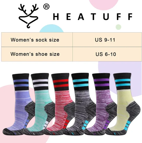 Vista 6 de Heatuff - Calcetines deportivos para mujer 6