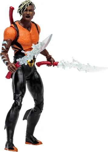 Vista 3 de McFarlane Toys DC Direct Page Punchers Aqualad - Figura de acción de 7 pulgadas con Aquaman Comic