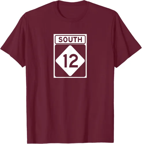 Vista 12 de Highway 12 South NC Outer Banks North Carolina Hwy - Camiseta, Negro, S