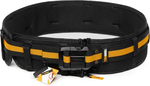 Vista 10 de ToughBuilt - Cinturón de trabajo acolchado - Resistente, de lujo, calidad prémium, duradero - Tamaño ajustable - (TB-43A)