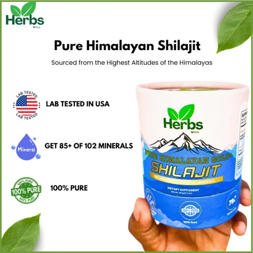 Vista 2 de Resina Shilajit orgánica natural del Himalaya de alta calidad Embalado con más de 85 minerales esenciales para un impulso de energía natural
