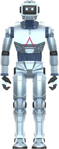 Vista 3 de Super7 Reaction Figure Logic ATM-301 (Azul) - Figura de acción Logic de 3.75" - Coleccionables clásicos de ciencia ficción y hip hop y juguetes retro