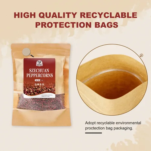 Vista 7 de 52USA Granos de Pimienta Sichuan, Granos de Pimienta Szechuan (4OZ), Auténticos Granos de Pimienta Roja Szechuan, Menos Semillas, Sabor Fuerte