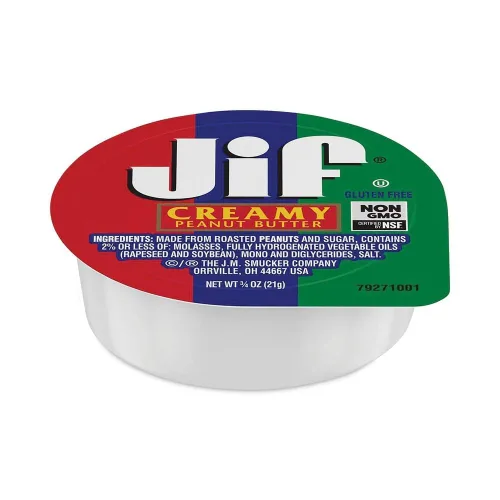 Vista 5 de Jif Mantequilla cremosa de maní, control de porciones, 1.1 onzas, 120